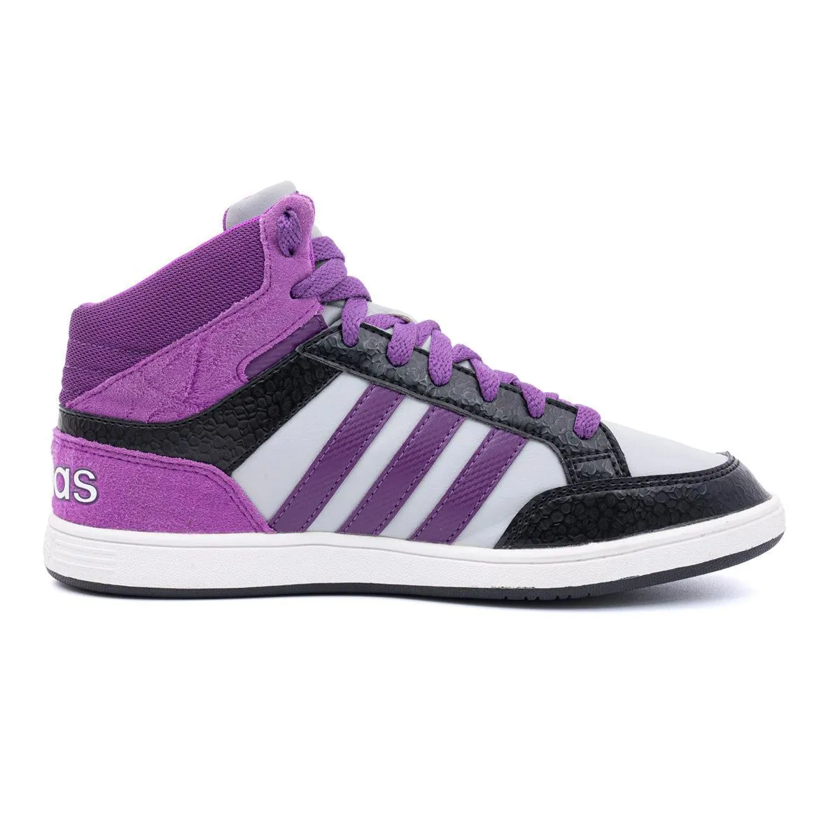 Adidas Hoops Basketball Sport Shoes Leather Multicolour Colour For Kids