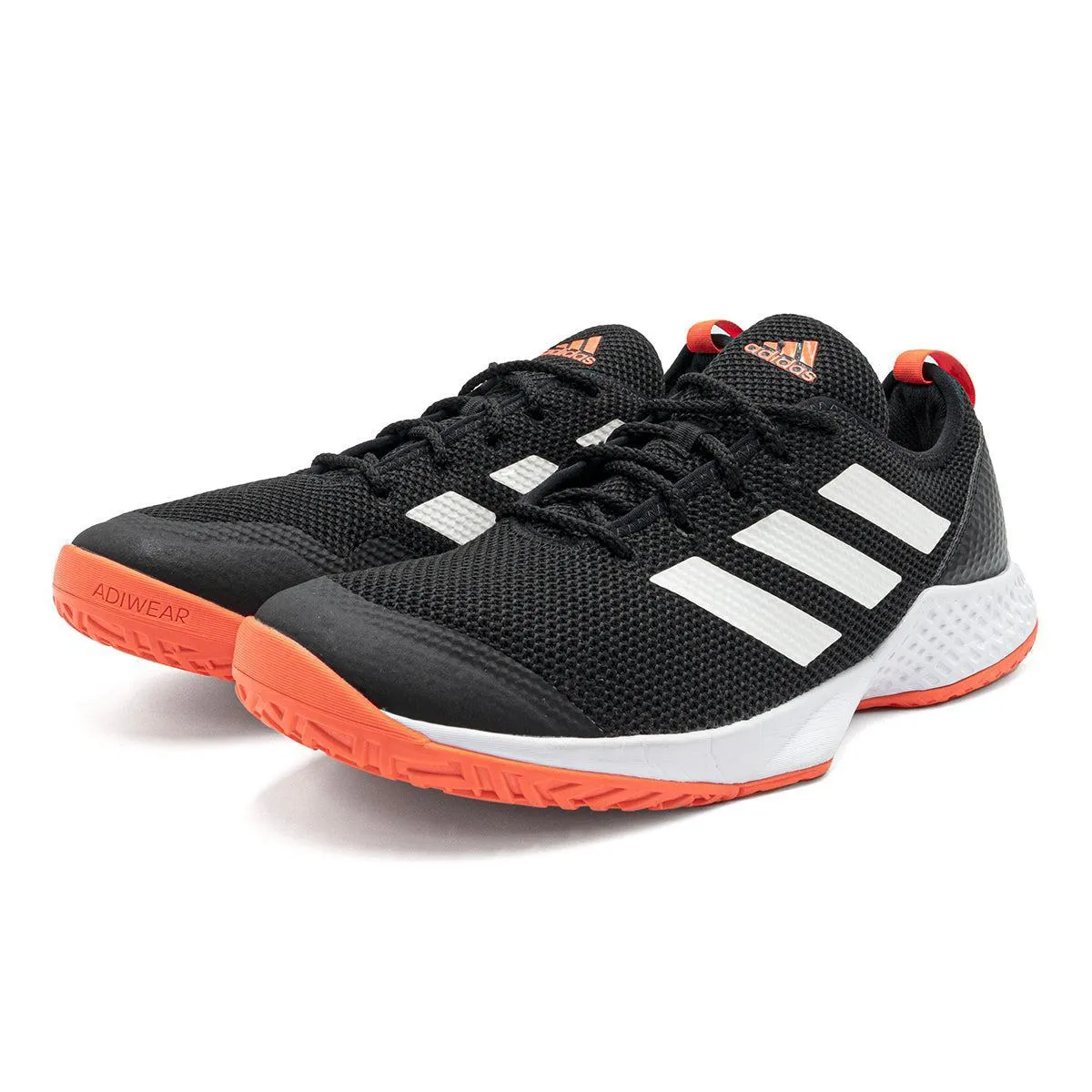 Adidas Mutli Court Tennis Sport Shoes Fabric Black Colour For Men