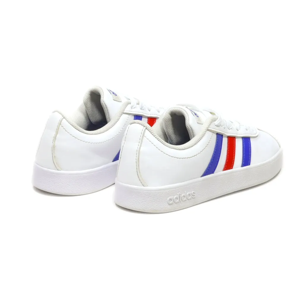 Adidas Neo Vl Court 2.0 K Sneakers Leather White Colour For Kids