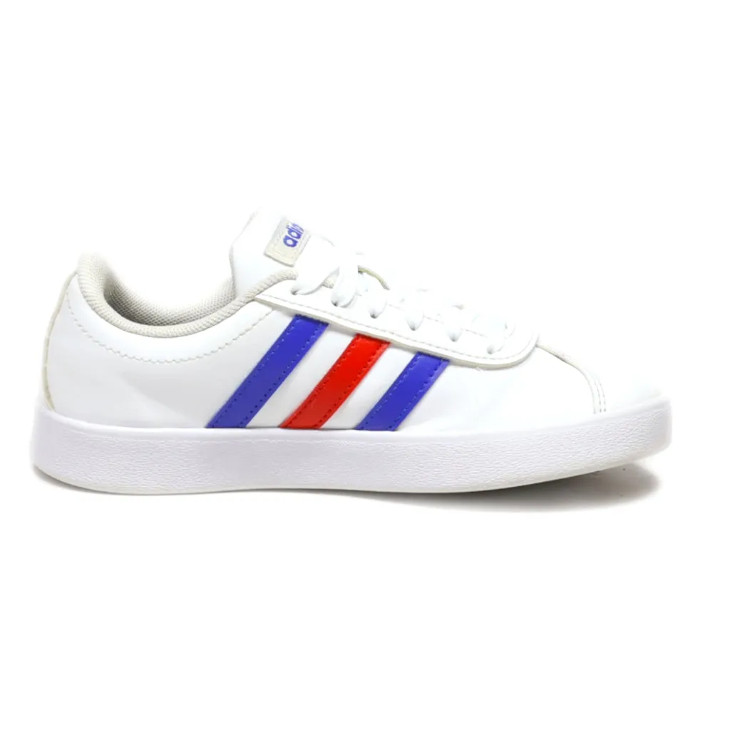 Adidas Neo Vl Court 2.0 K Sneakers Leather White Colour For Kids