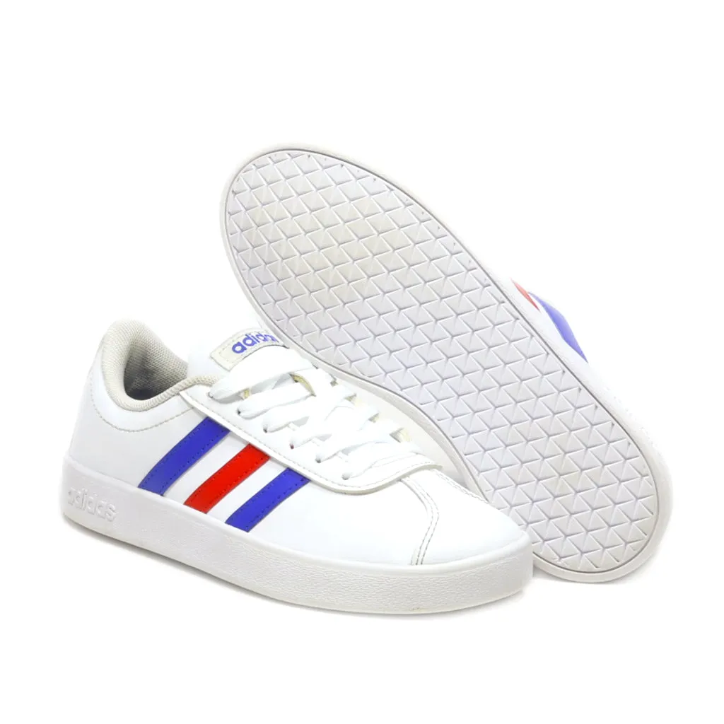 Adidas Neo Vl Court 2.0 K Sneakers Leather White Colour For Kids