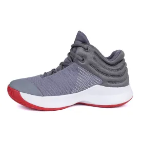 Adidas Pro Spark 2018 Sport Shoes Fabric Grey Colour For Kids