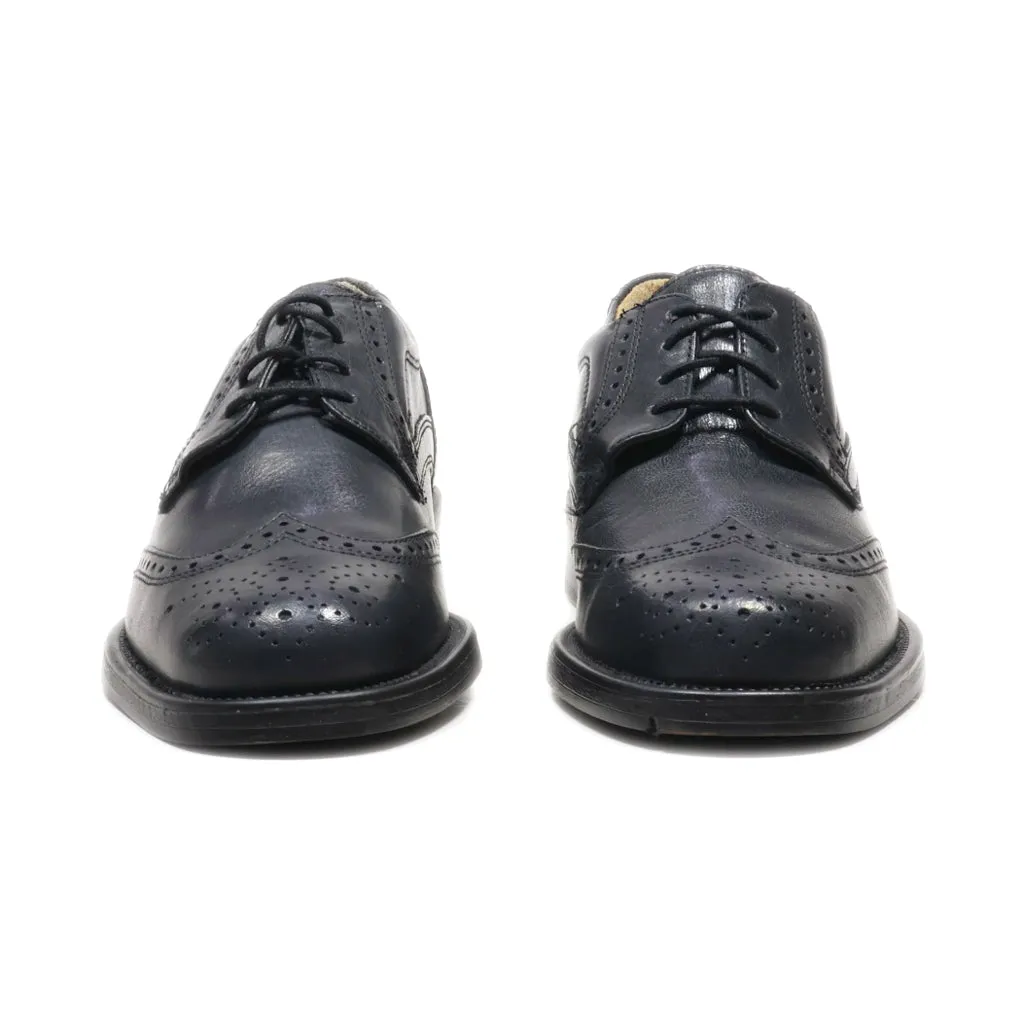 Aktrak Formal Lace Ups Leather Black Colour For Men