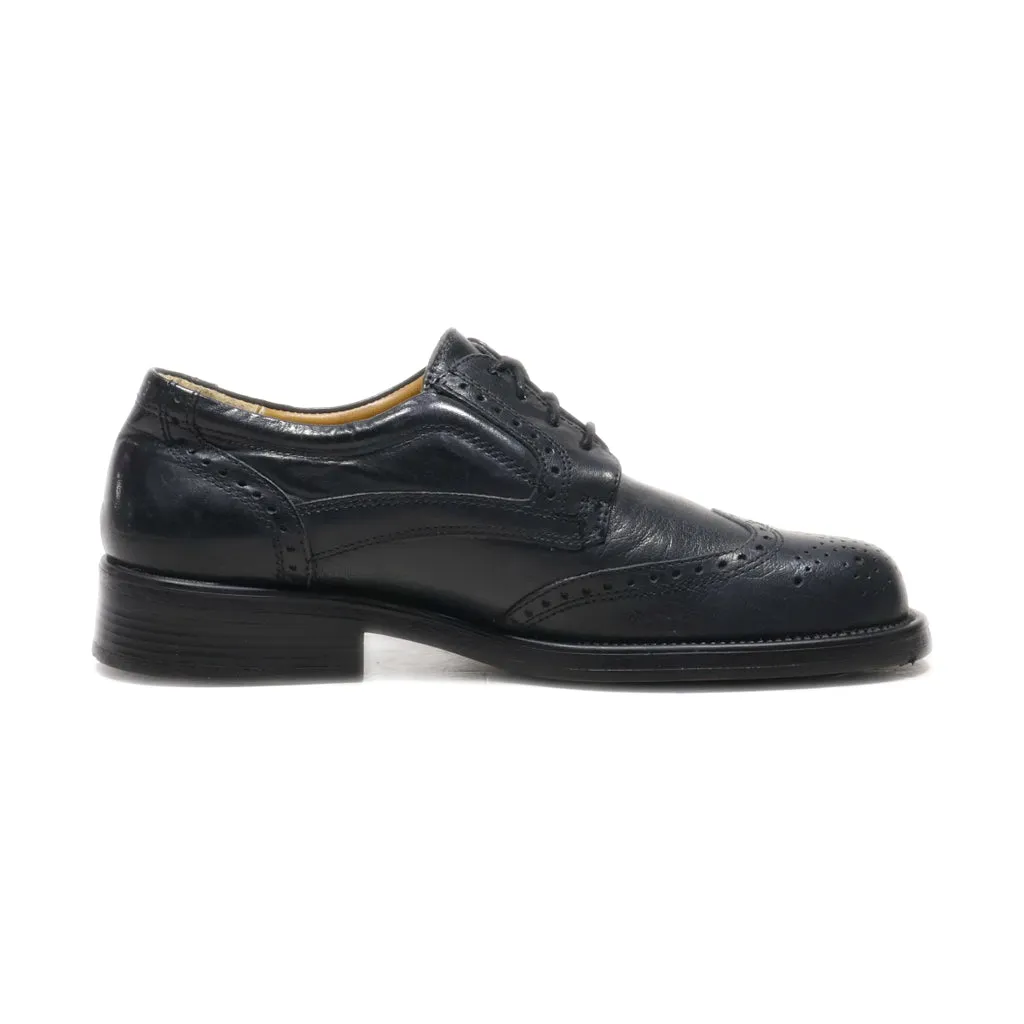 Aktrak Formal Lace Ups Leather Black Colour For Men