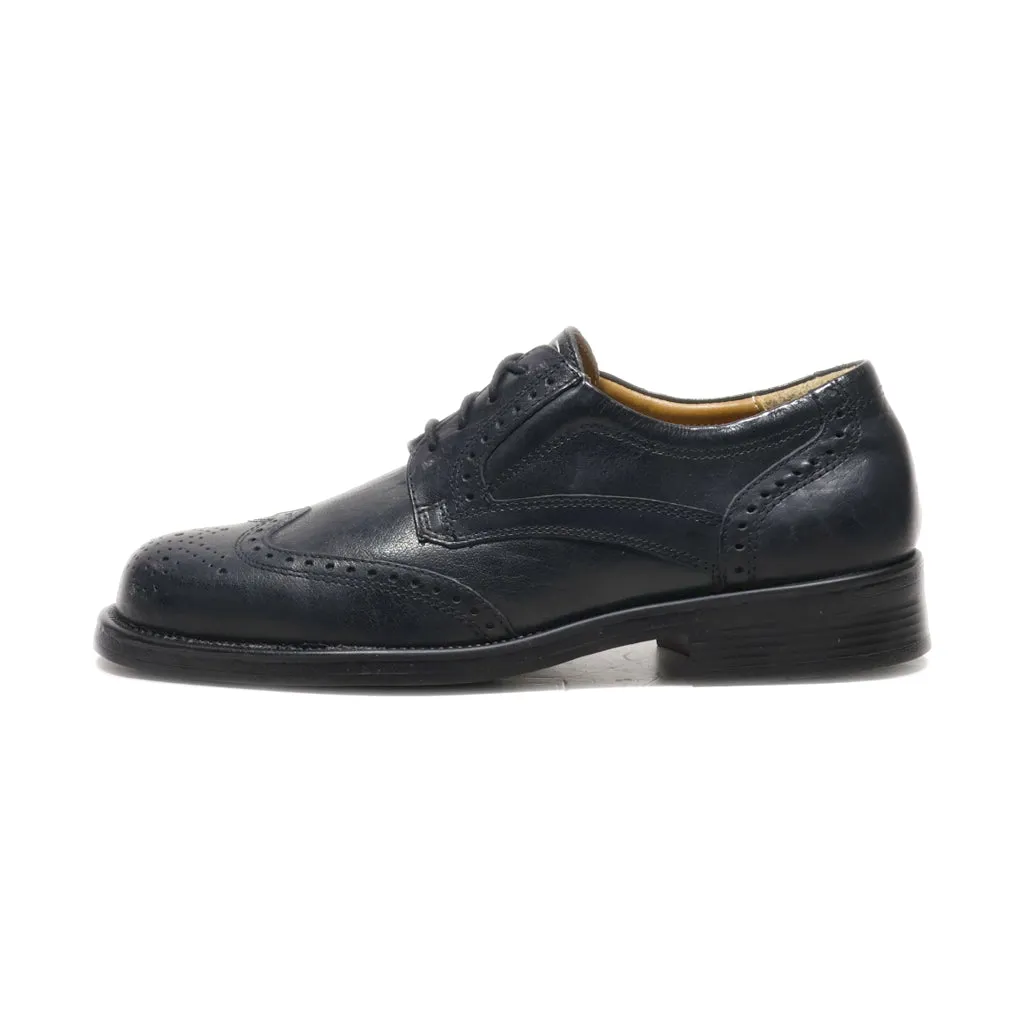 Aktrak Formal Lace Ups Leather Black Colour For Men