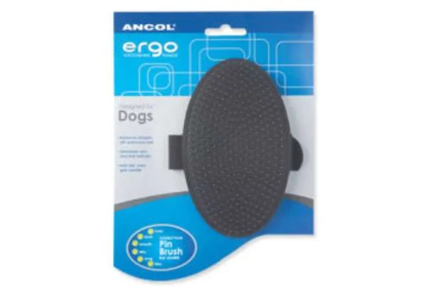 Ancol Ergo Flexible Palm Pin Brush