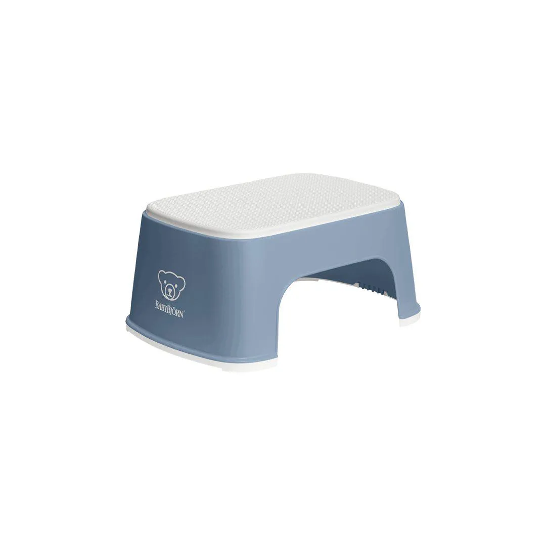 BabyBjorn Step Stool - Deep Blue   White