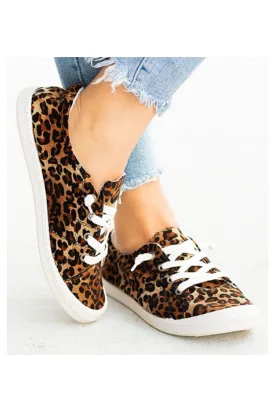 Brielle ~ Comfy Sneakers in Leopard