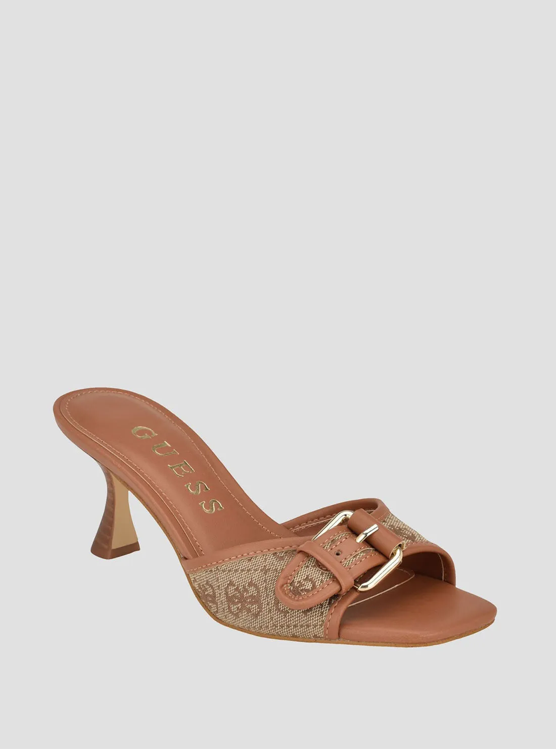 Brown Dista Kitten Heel