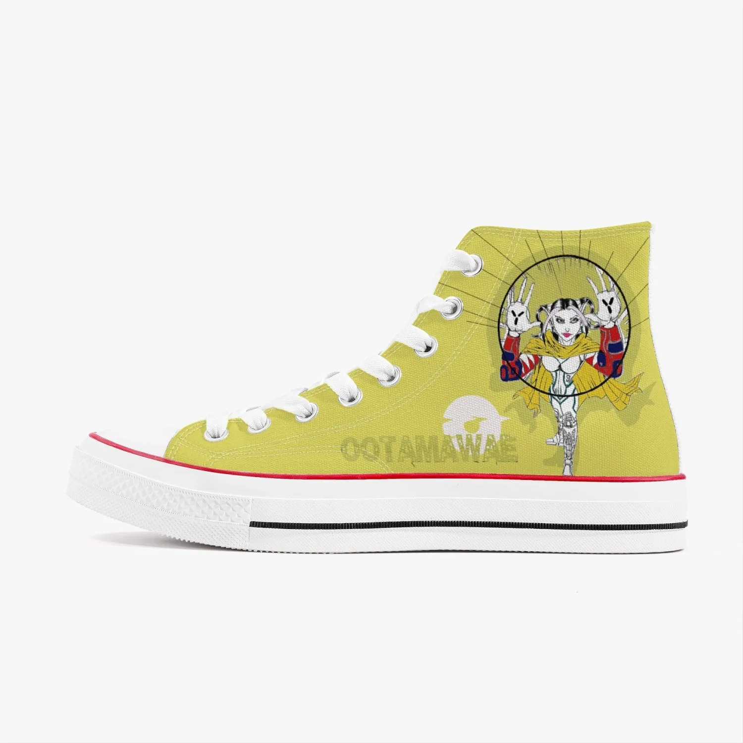 Bubble Girl High Canvas Shoes - Yellow