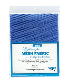 BY ANNIE - MESH FABRIC - LIGHTWEIGHT - Blast of Blue