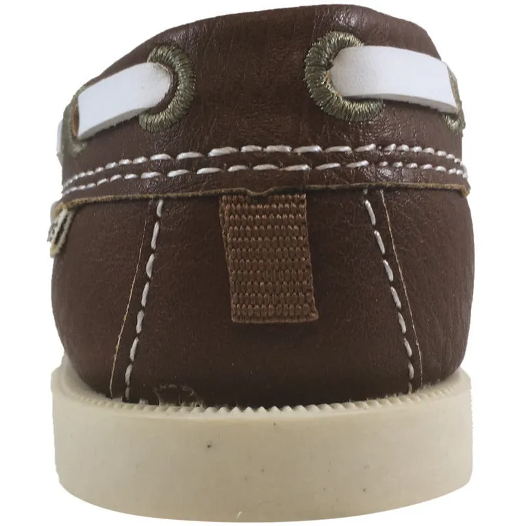 Carter's Boy's Ian Brown Slip On Classic Boat Shoe Loafer