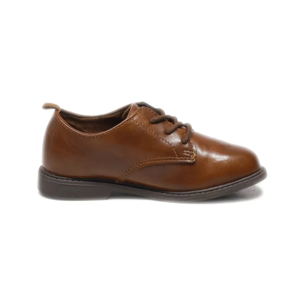 Carter'S Lace-Up Shoes Leather Brown Colour For Kids