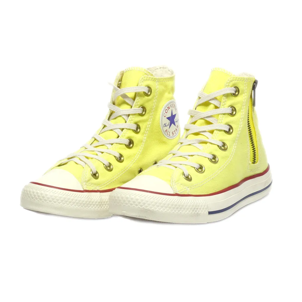 Converse High-Top Sneakers Canvas Yellow Colour For Women