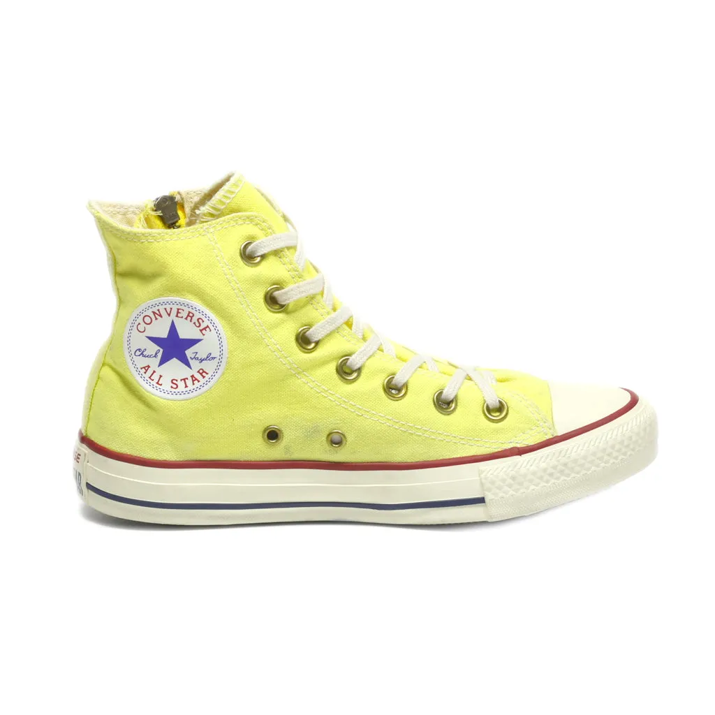 Converse High-Top Sneakers Canvas Yellow Colour For Women