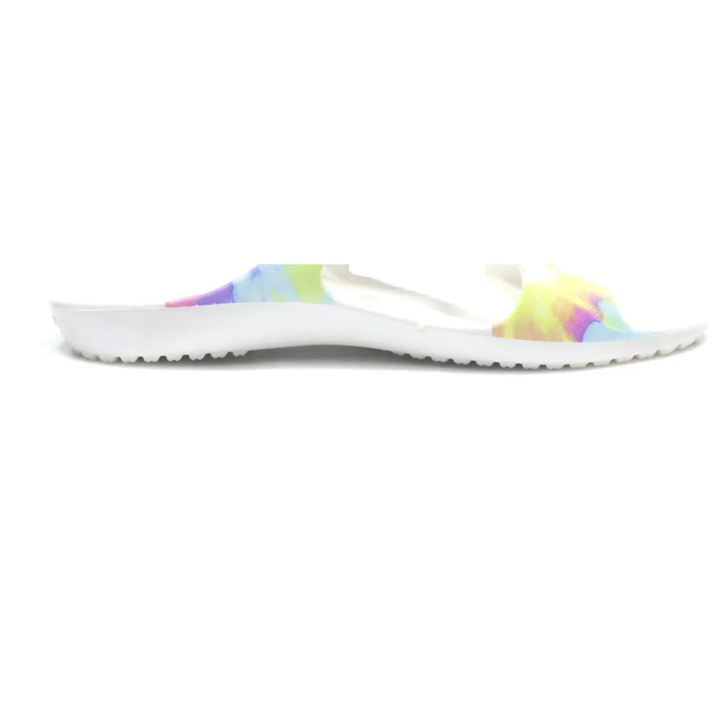 Crocs Flat Sandals Eva White Colour For Women