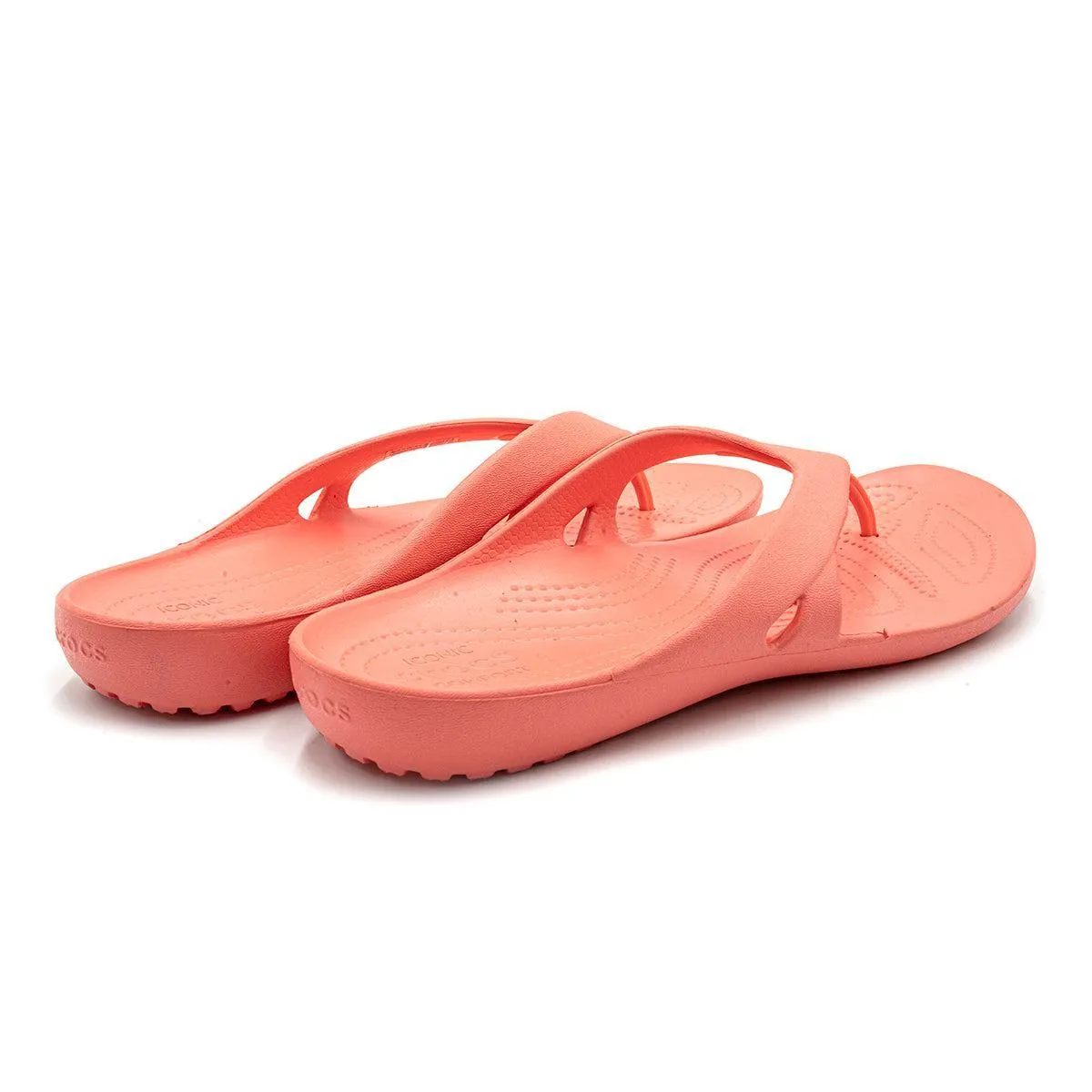 Crocs Kadeeii Sandals Flip Flops Rubber Pink Colour For Women