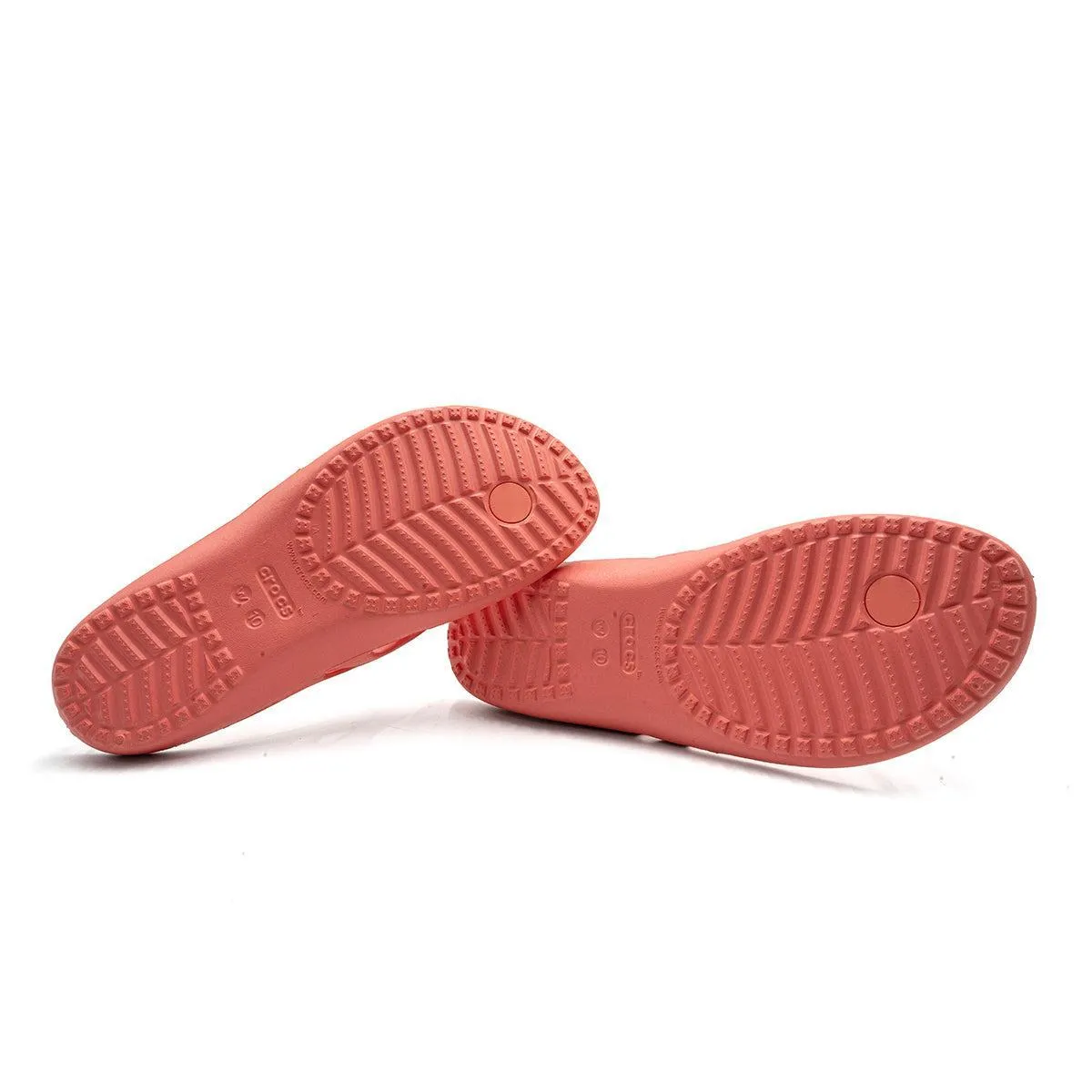 Crocs Kadeeii Sandals Flip Flops Rubber Pink Colour For Women