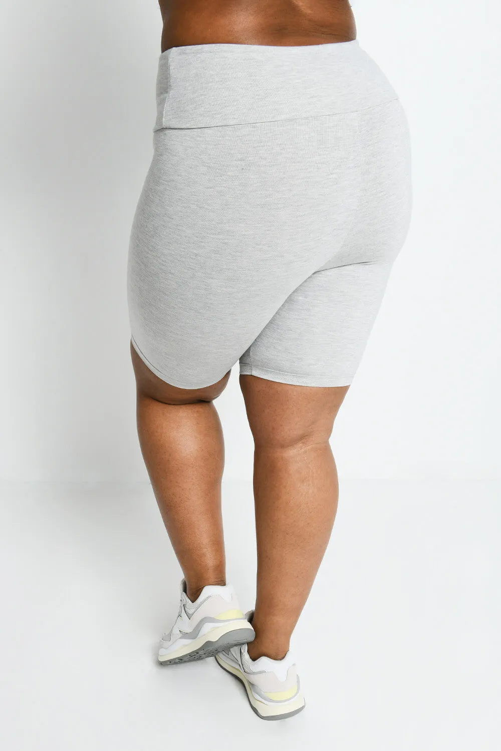 Curve Lightweight Everyday Cycling Shorts - Light Grey Marl