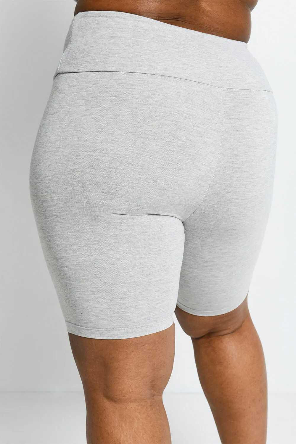 Curve Lightweight Everyday Cycling Shorts - Light Grey Marl