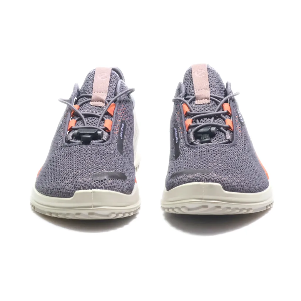 Ecco Low-Top Sneakers Fabric Grey Colour For Women