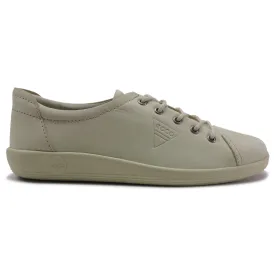 Ecco Womens Trainers Soft 2.0 206503 Casual Lace-Up Low-Top Sneakers Nubuck - UK 6