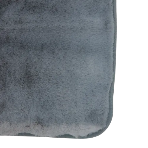 Faux Fur 60 x 40 Silver/Grey Bathmat