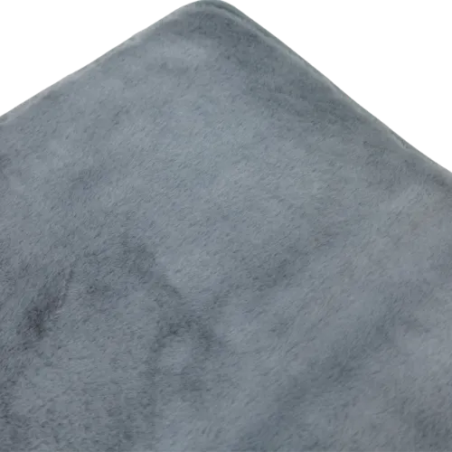 Faux Fur 60 x 40 Silver/Grey Bathmat