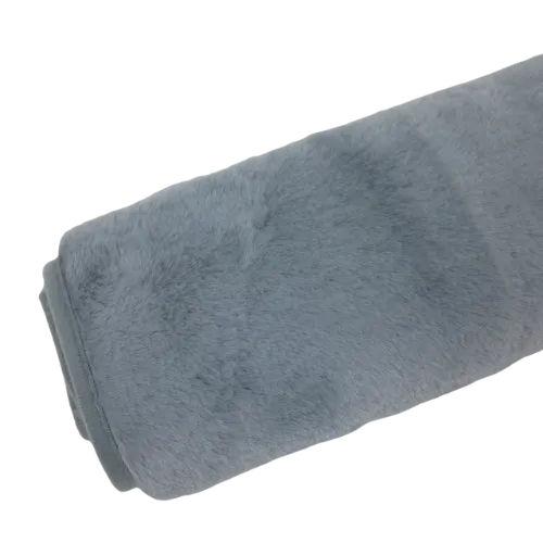 Faux Fur 60 x 40 Silver/Grey Bathmat