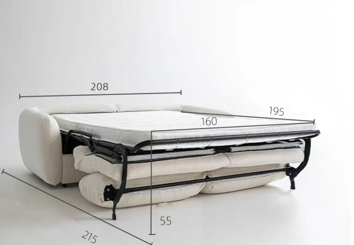 Gabriela Boucle Foldable Sofa Bed