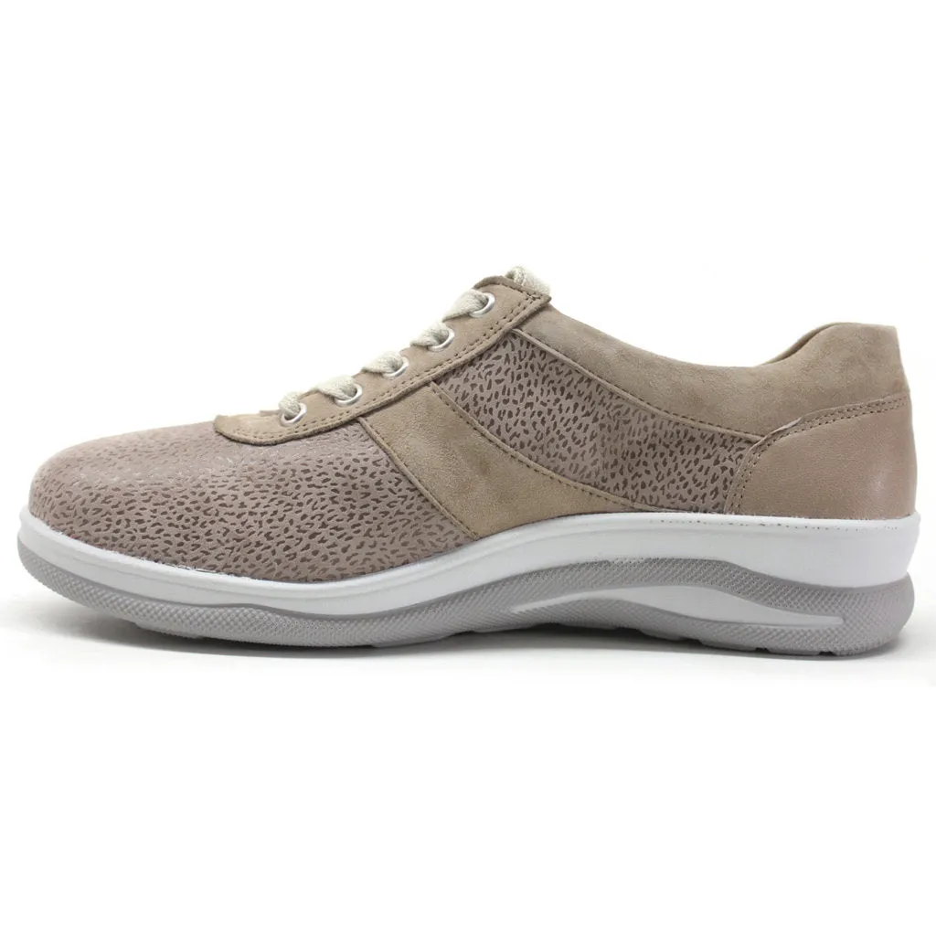 Haley Leather Women's Low-top Zip & Lace Shoes