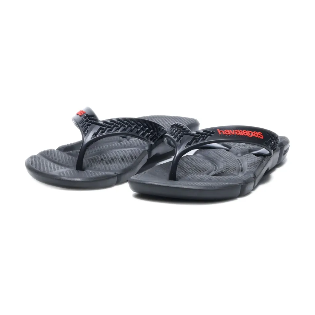 Havaianas Flip Flops Rubber Black Colour For Men