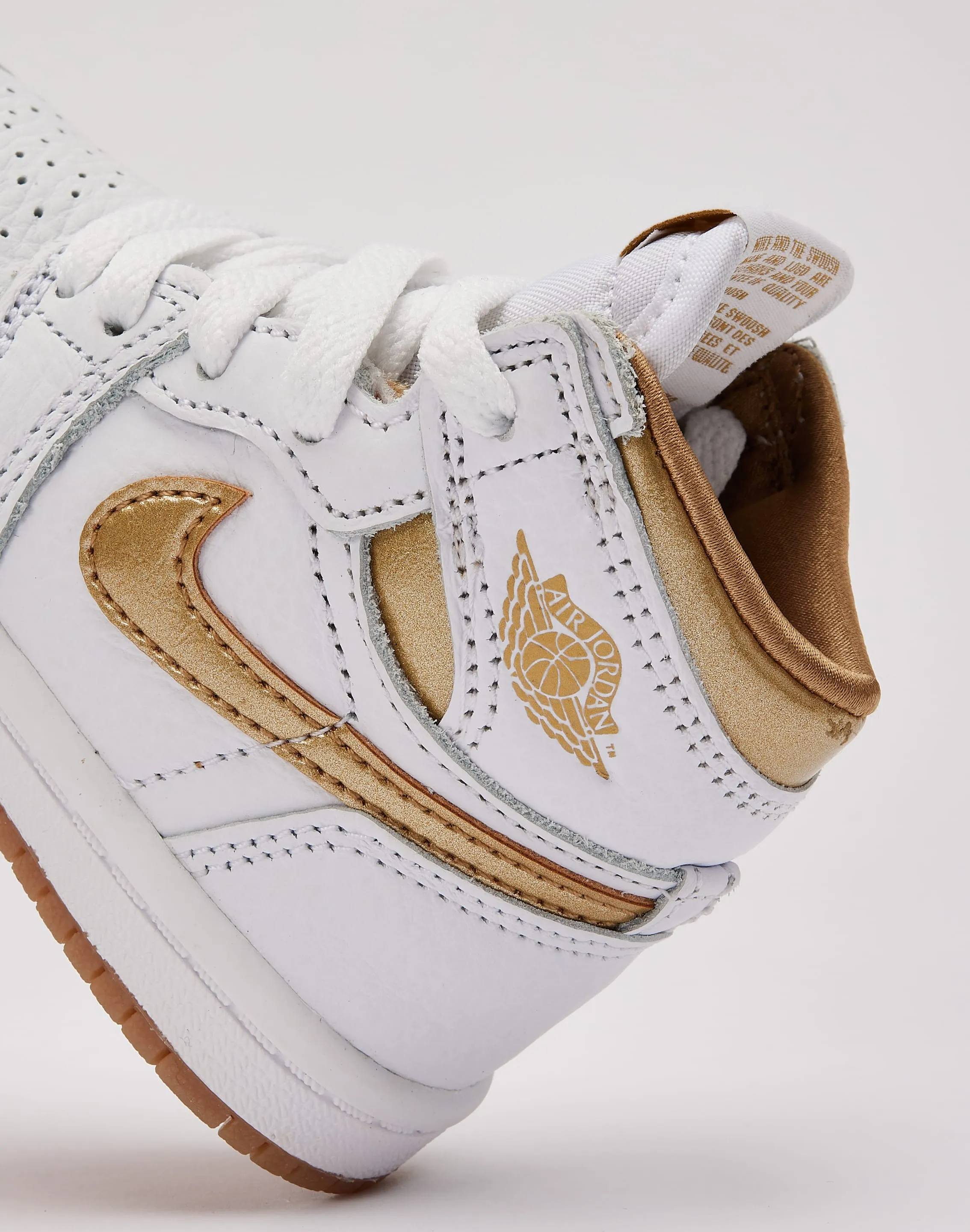 Jordan Air Jordan 1 Retro High OG 'White and Gold' Toddler