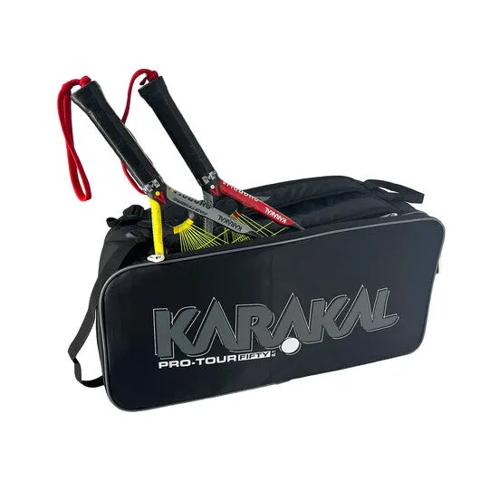 Karakal Pro Tour Fifty 2.1 Short Racket Bag Black White