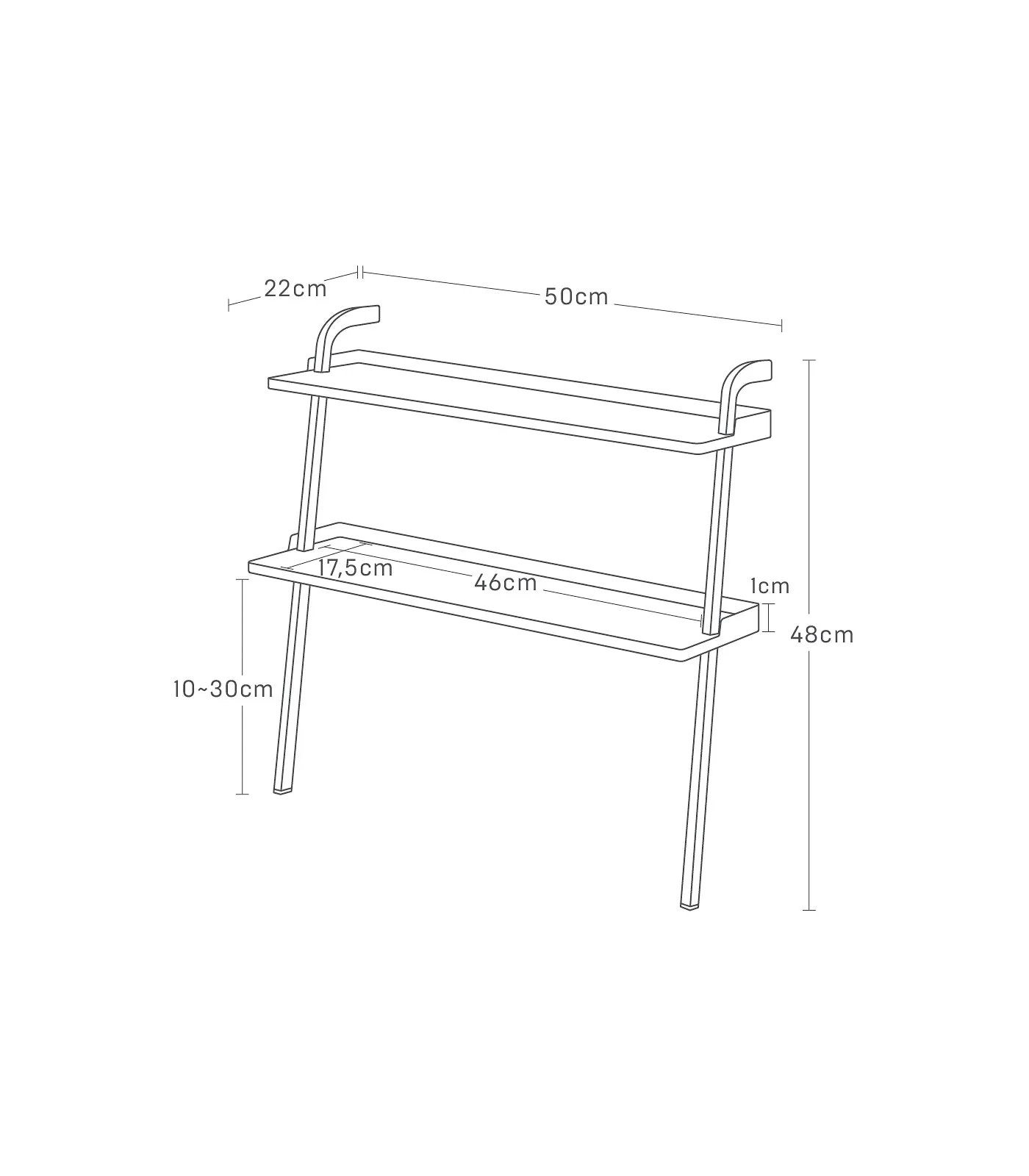 Kids Leaning Shoe Rack