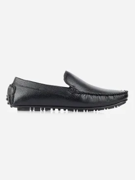 Men's Black Casual Loafer  (IX4101)