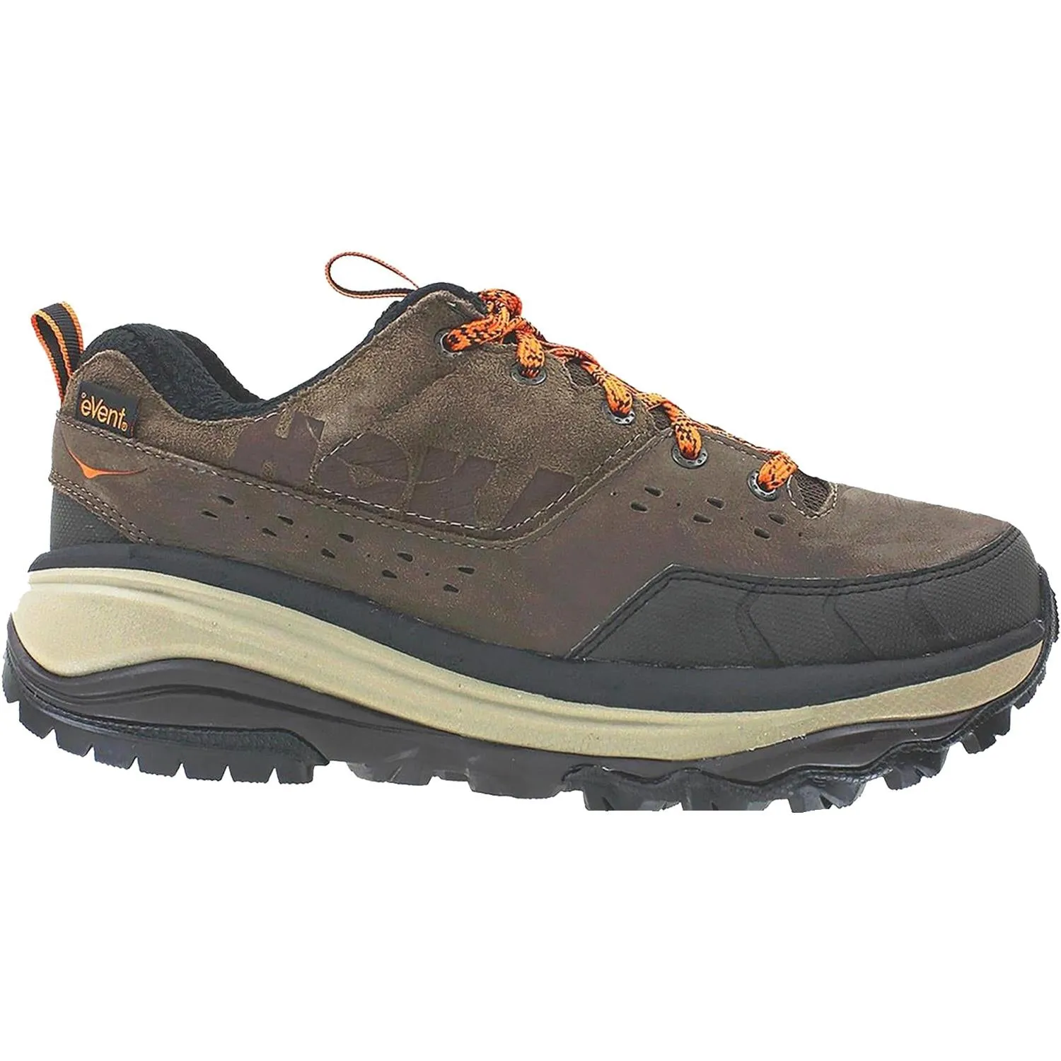 Men's Hoka One One Tor Summit - Waterproof Brown/Burnt Orange Nubuck/Suede