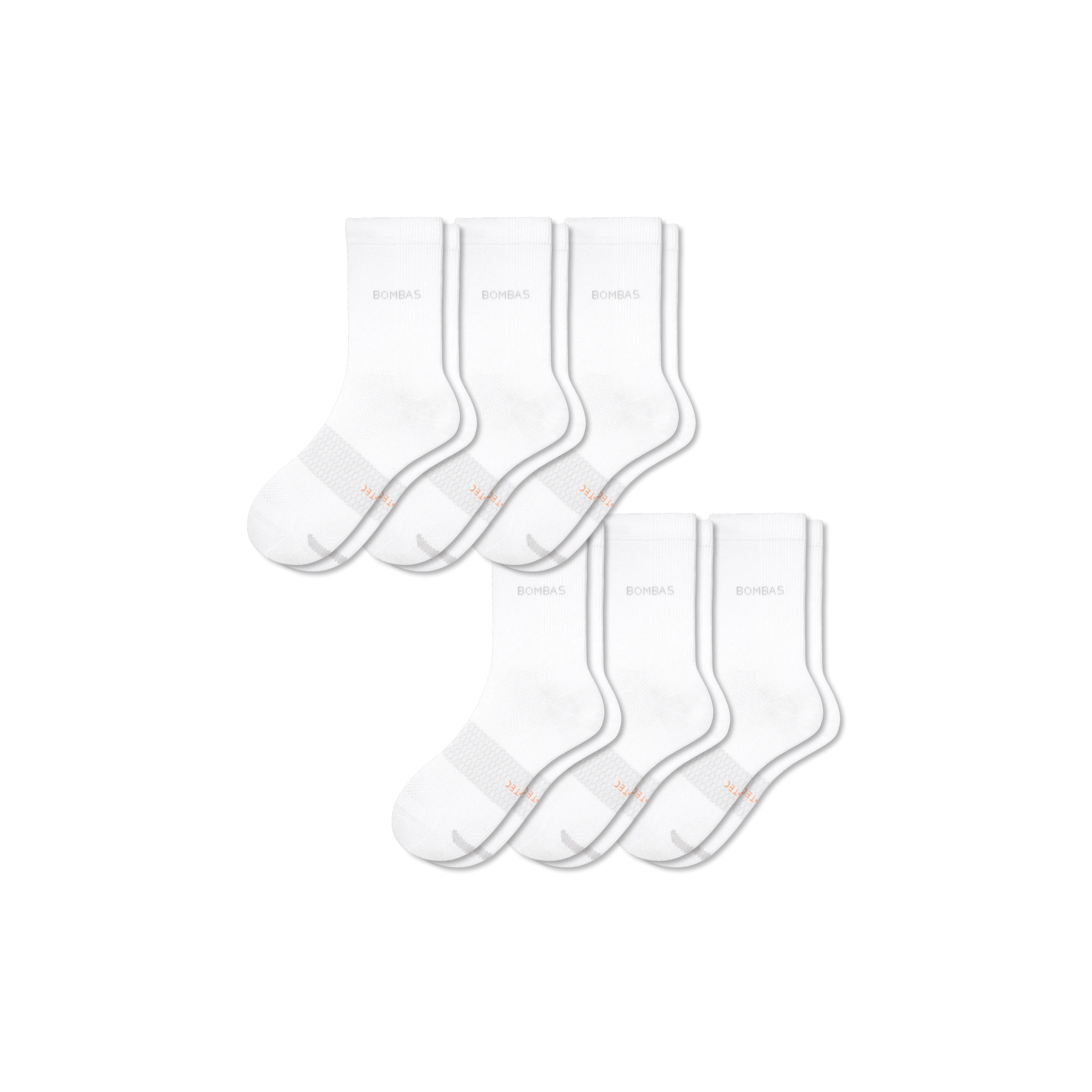 Men's Lightweight Athletic Half Calf Sock 6-Pack