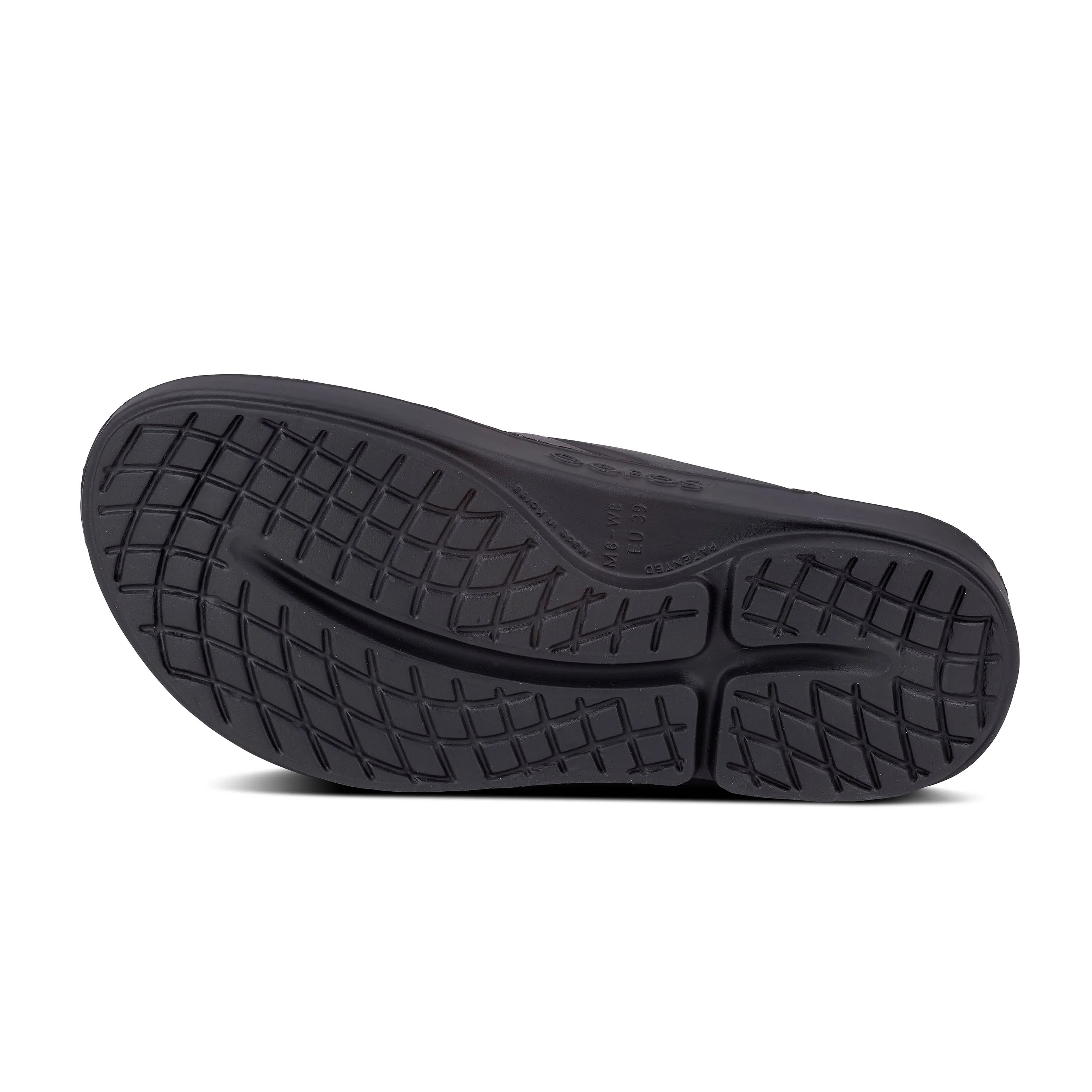 Men's Oofos OOriginal Thong Color: Black