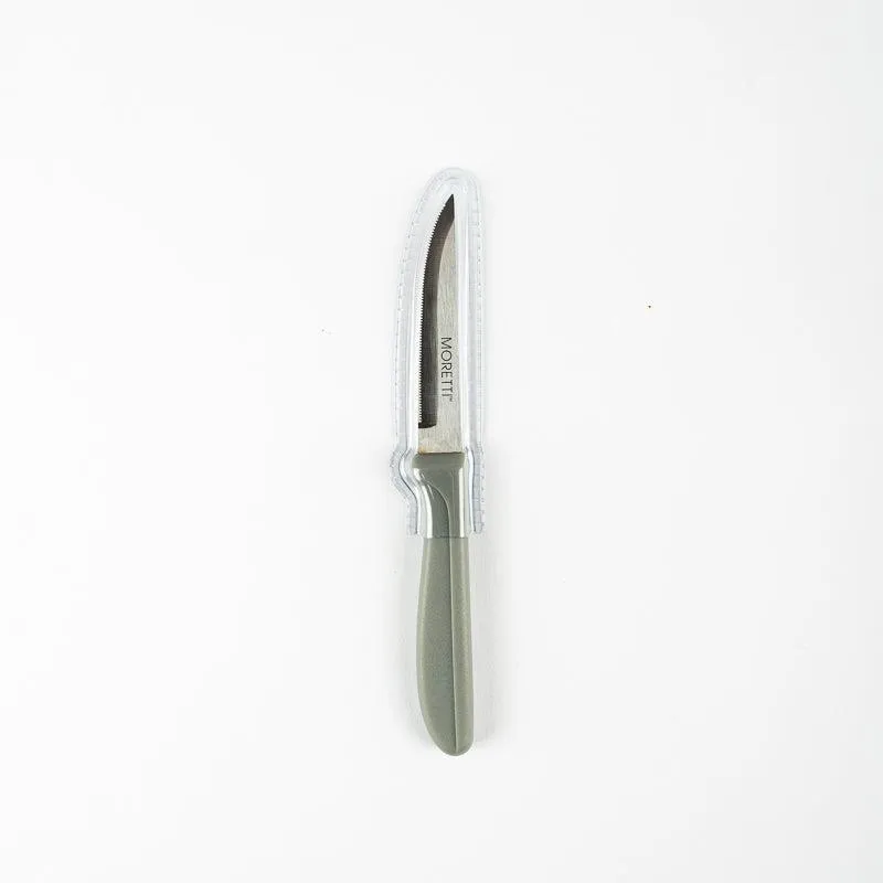 Moretti Serrated Paring Knife - Grey