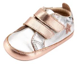 Old Soles Boy's and Girl's 0037R Star Markert Walker Sneakers - Silver/Copper/Glam/Copper