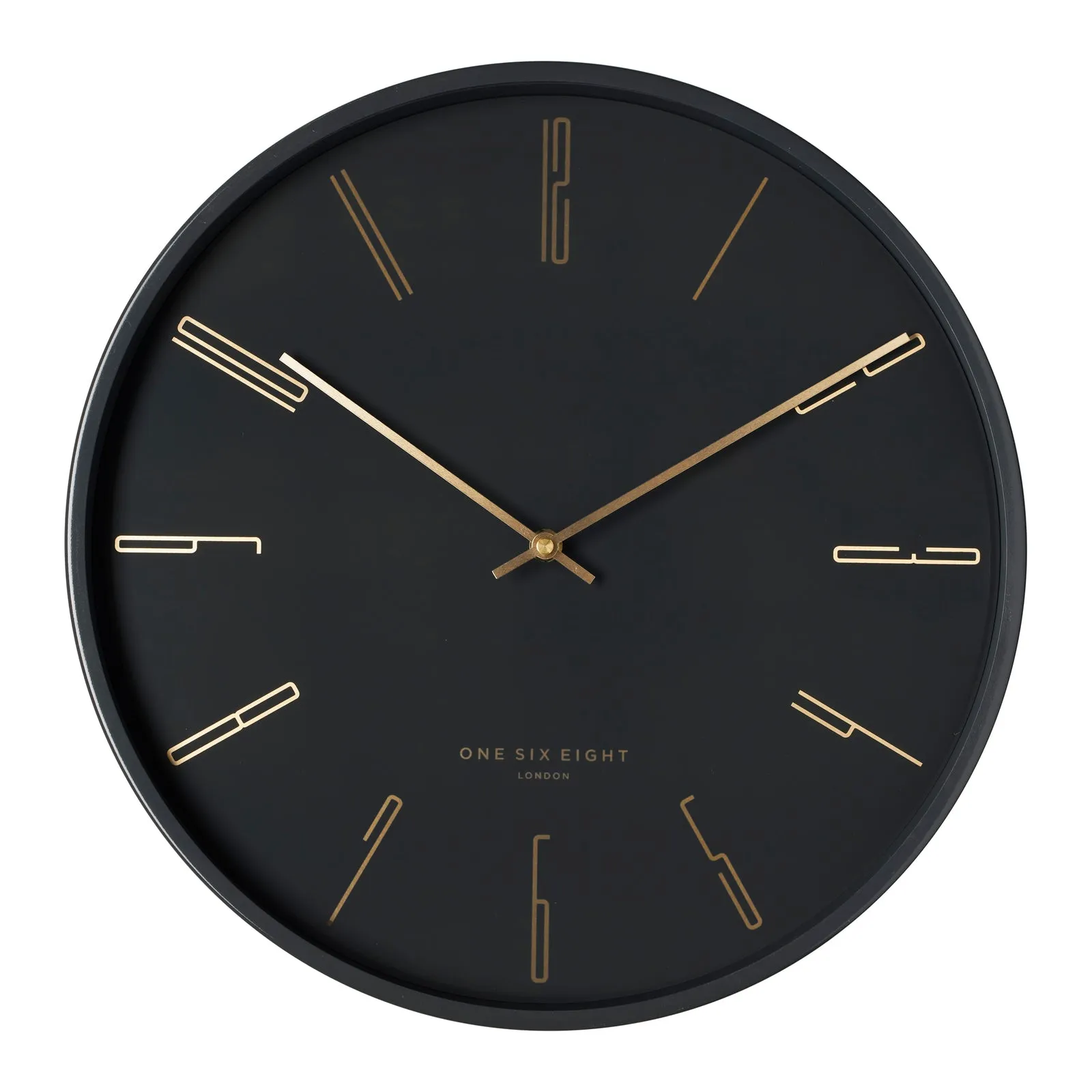 Platt 40cm Wall Clock - Black