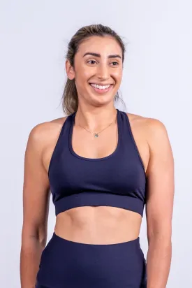 Racerback Sports Bra - Ink