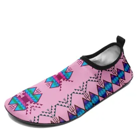 Sacred Trust Carnation Kid's Sockamoccs Slip On Shoes