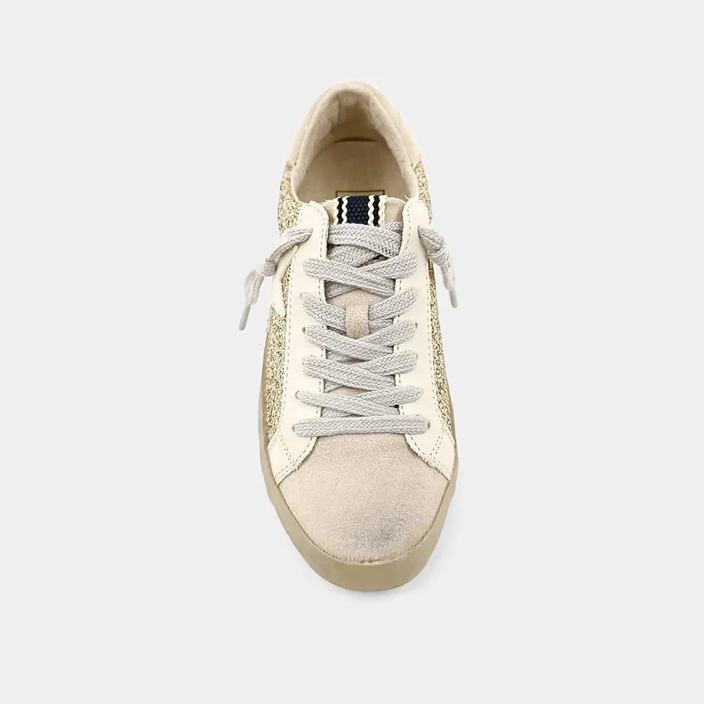 ShuShop Paula Toddlers Sneaker Gold Glitter