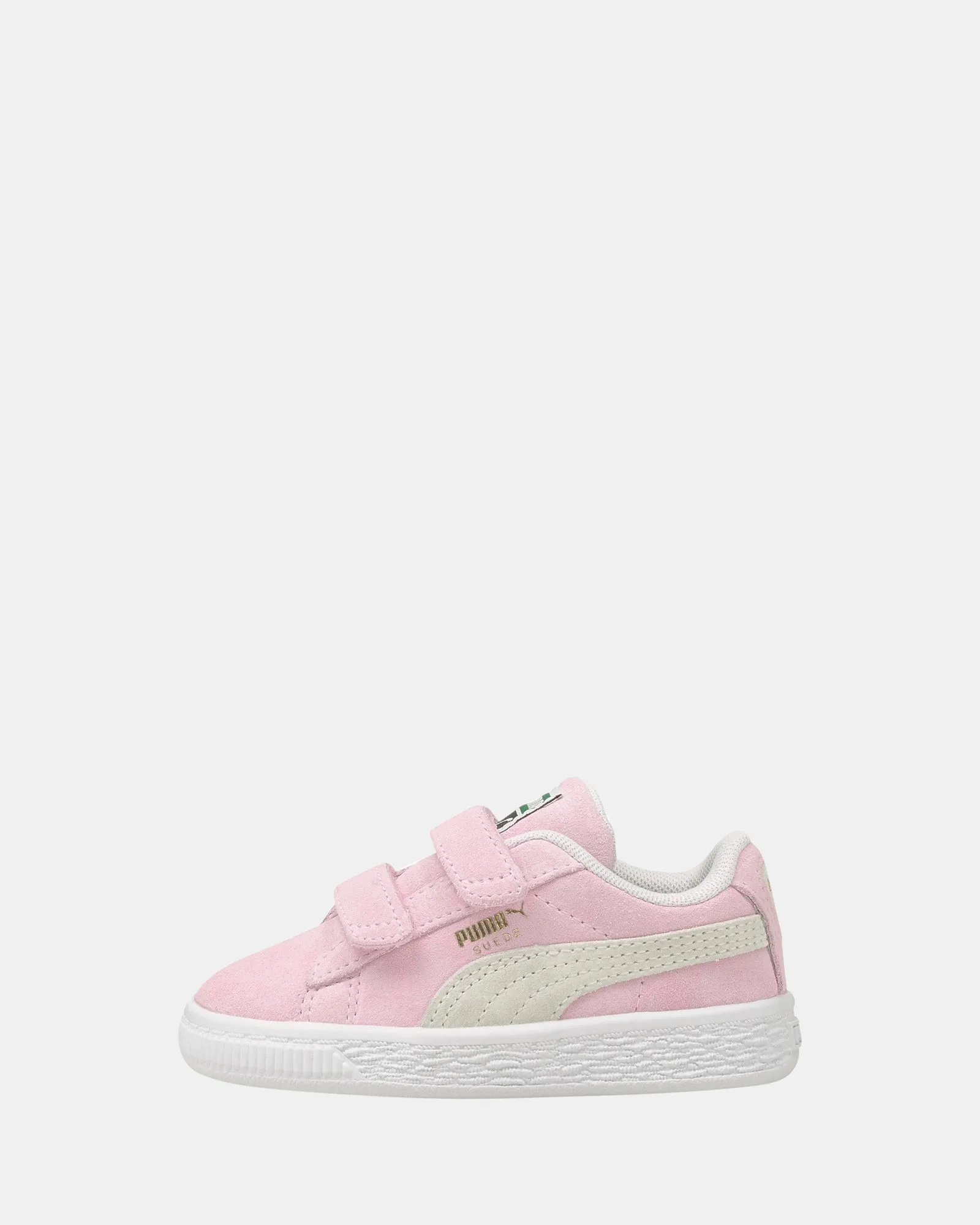 Suede Classic XXI Self-Fastening Infant Pink Lady/White