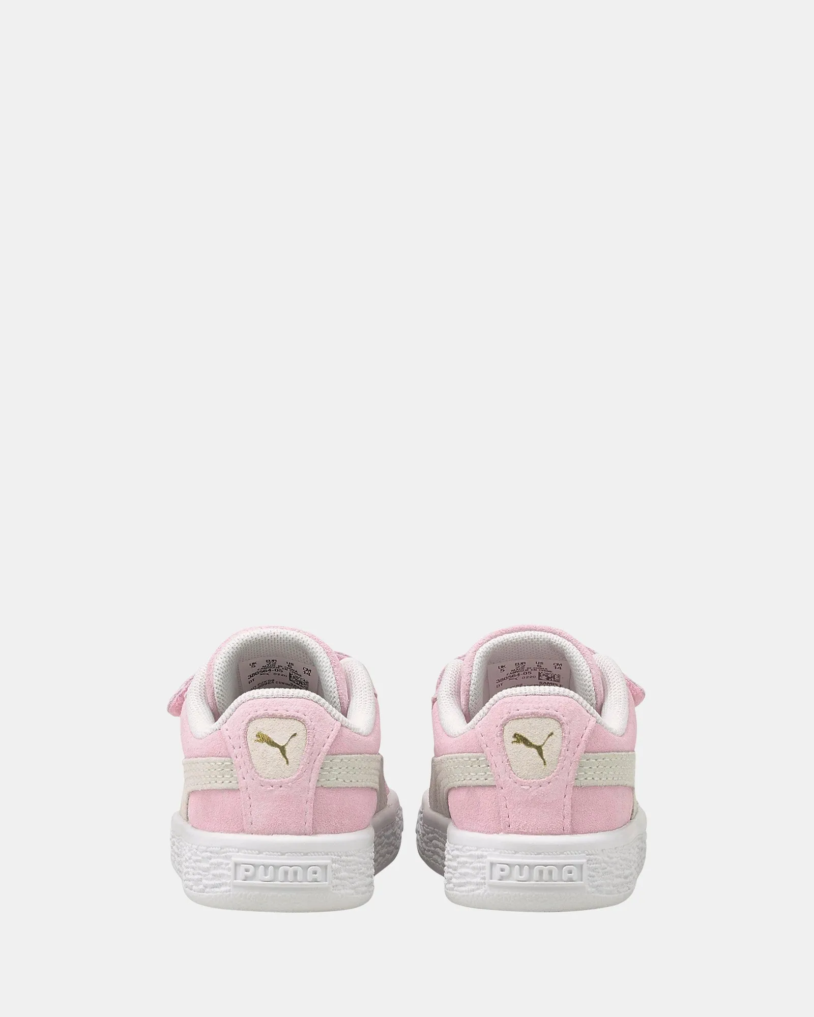 Suede Classic XXI Self-Fastening Infant Pink Lady/White