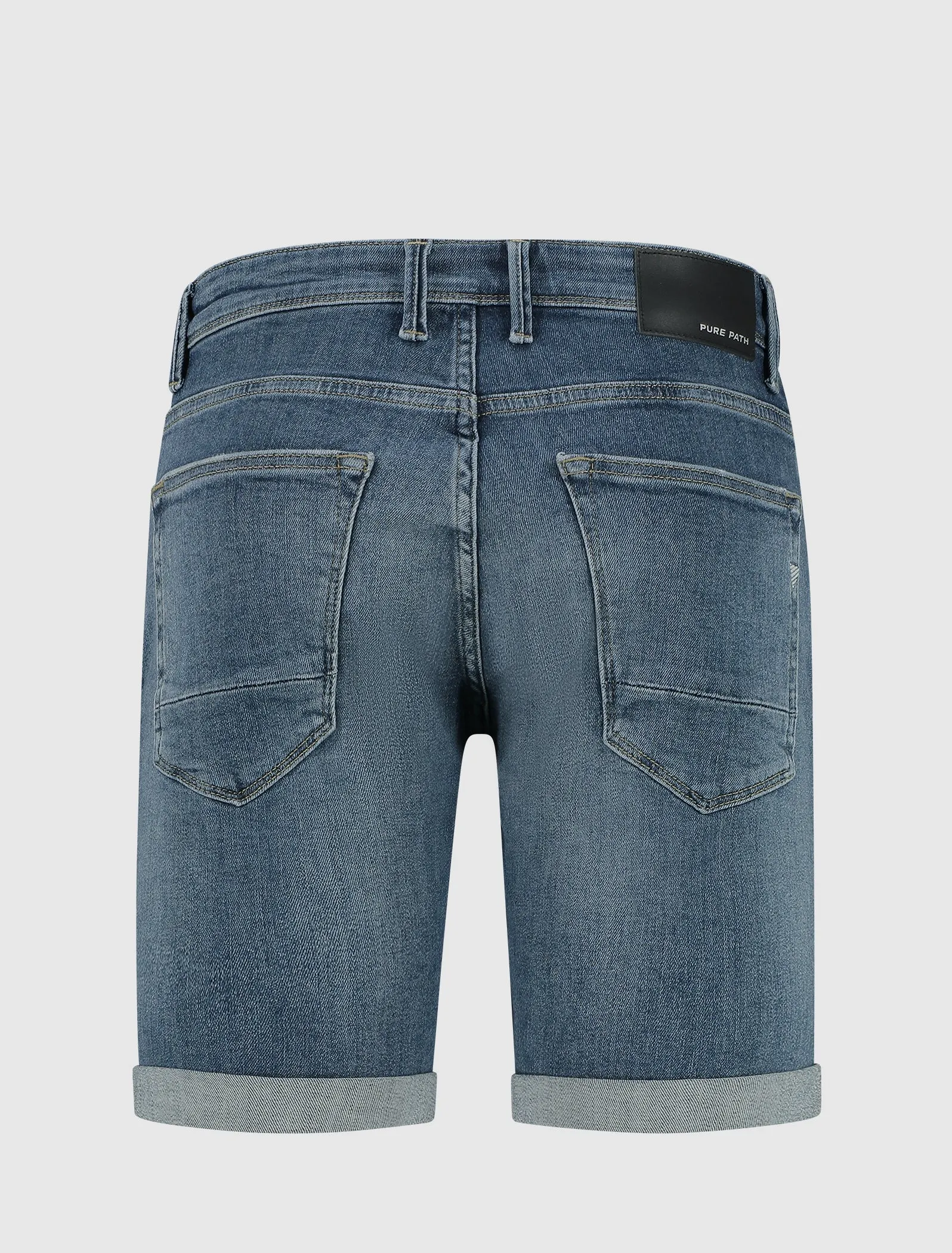 The Steve Skinny Fit Shorts | Denim Dark Blue