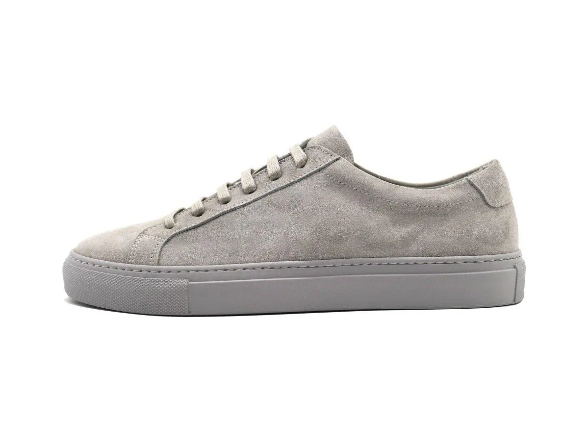 Tomlins Women's Calf Suede Low Top Sneakers - Shale Grey