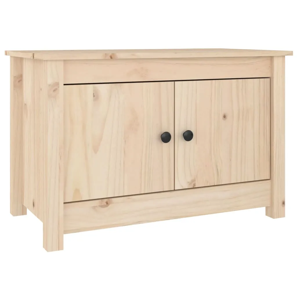 vidaXL Shoe Cabinet 70x38x45.5 cm Solid Wood Pine